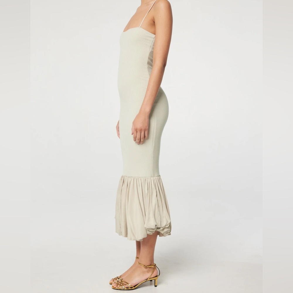 THE LINE BY K YONAS DRESS CEMENT SIZE MEDIUM NWT - Picture 4 of 4